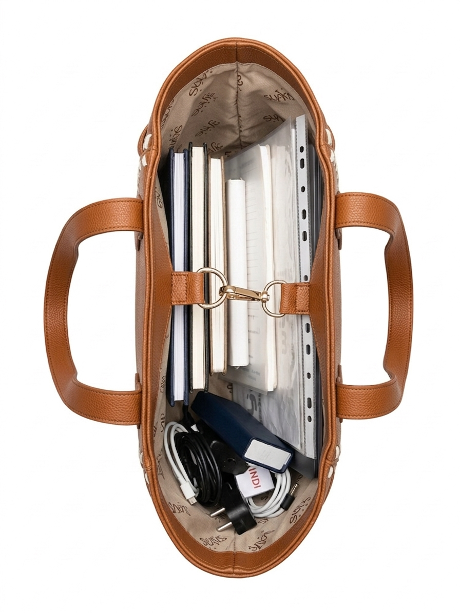 The Sienna Stitch Tote - Olive