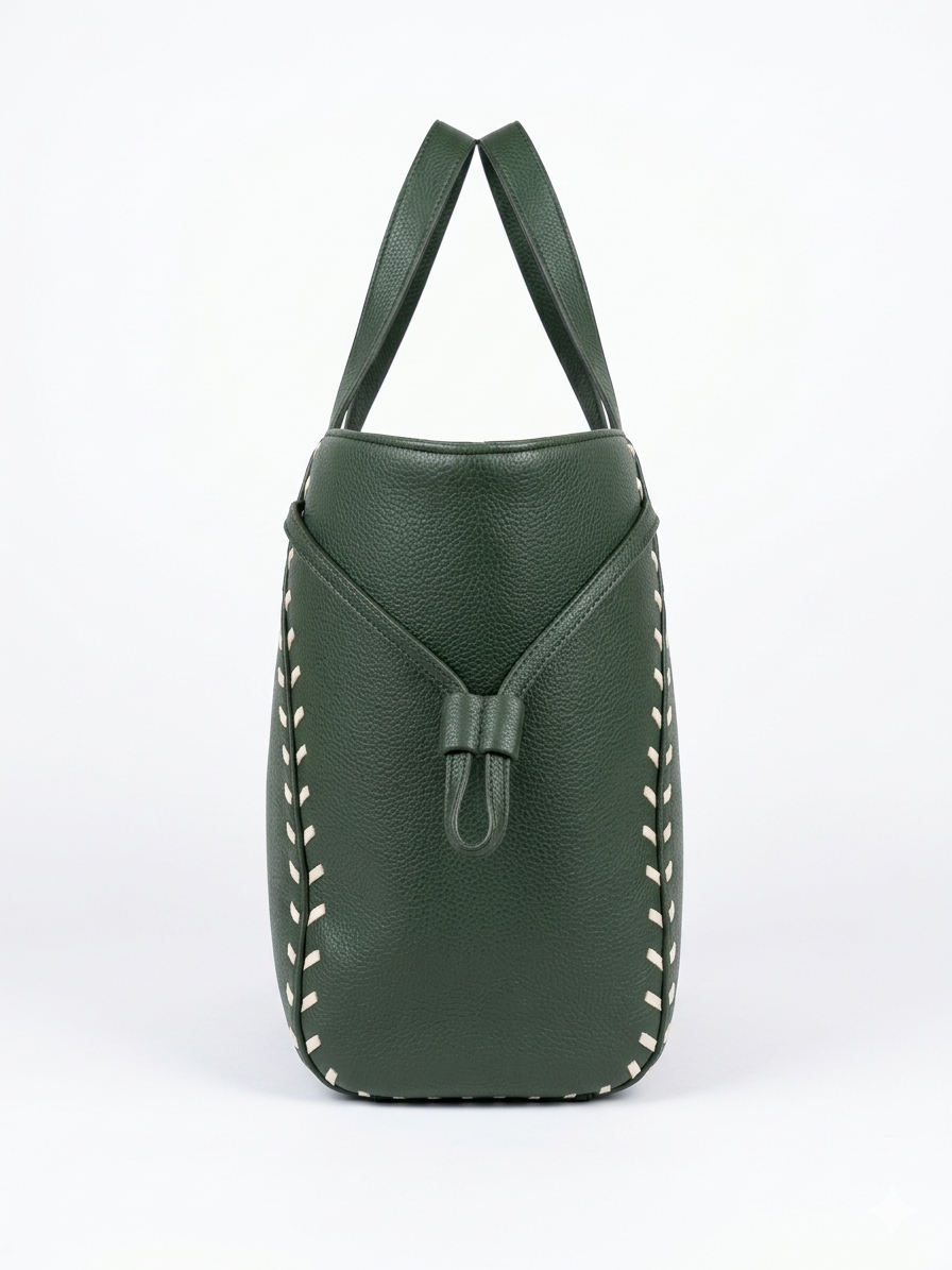 The Sienna Stitch Tote - Black