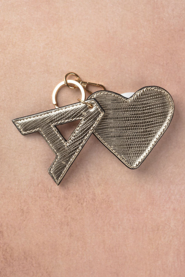 Black Customized Initial Charms - Suave Bags  