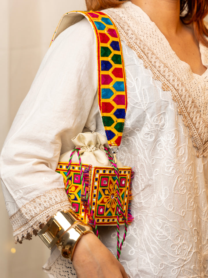 Mandala Potli bag - Suave Bags  