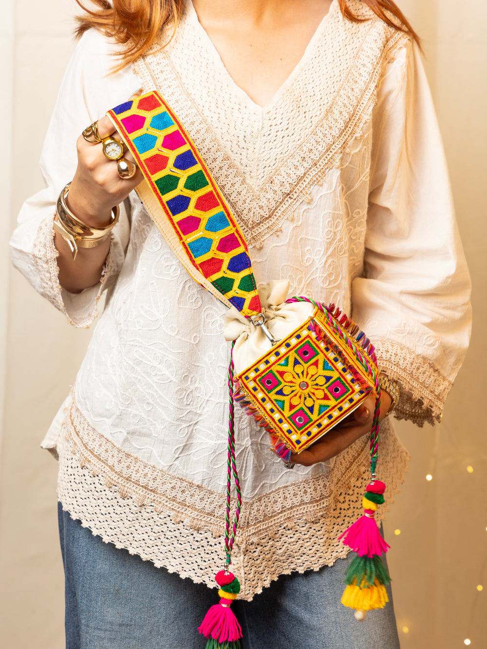 Mandala Potli bag - Suave Bags  #