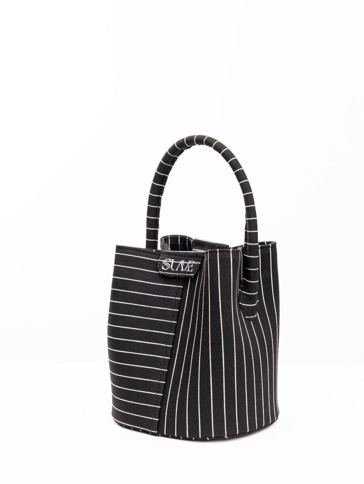 Black Soho Denim Bucket Bag