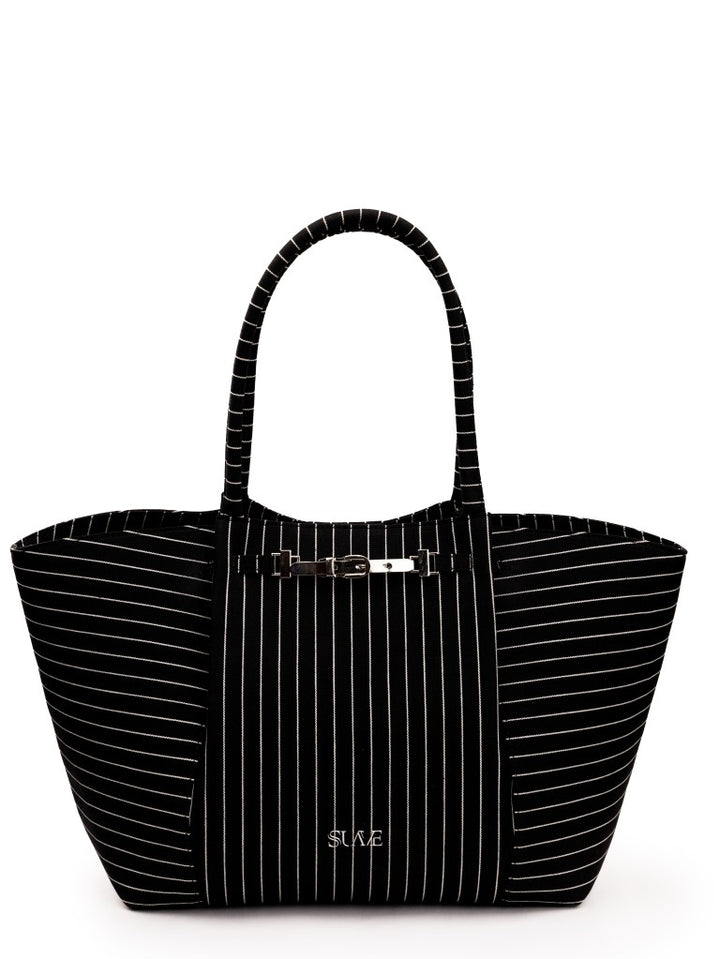 Black Harper Denim Tote