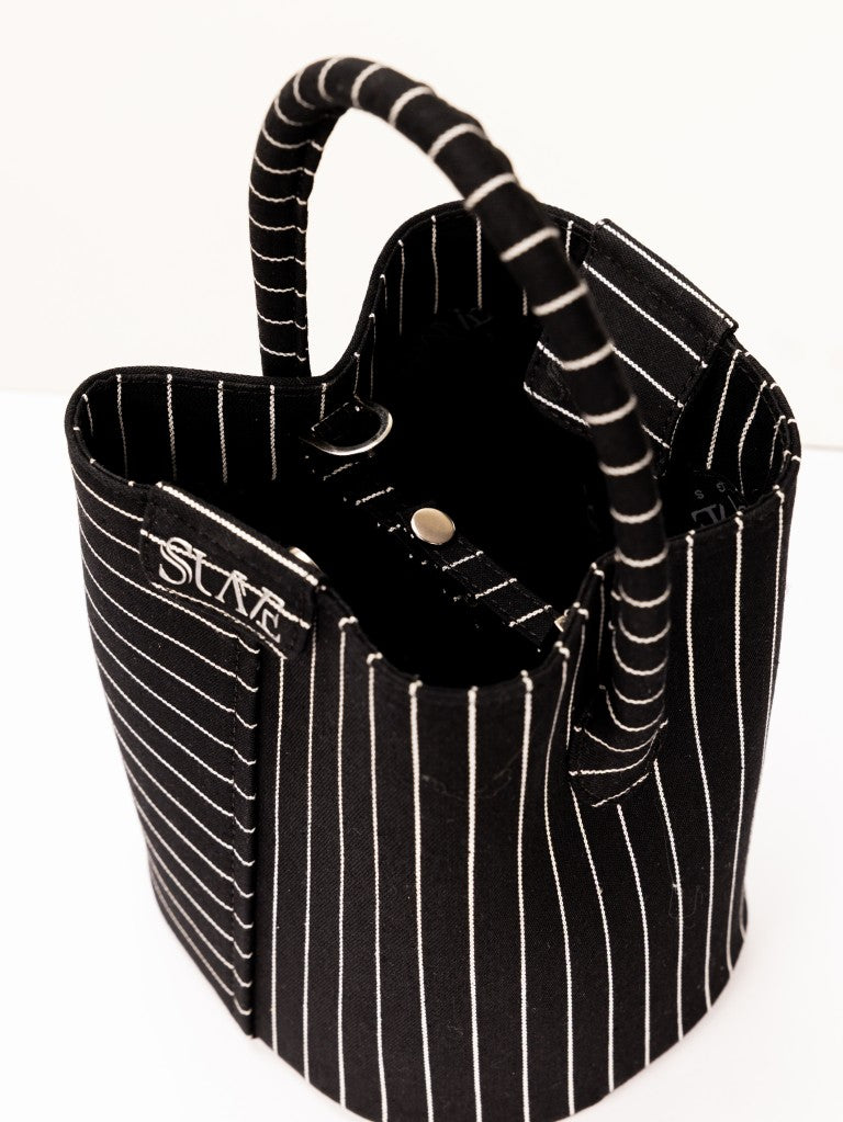 Black Soho Denim Bucket Bag