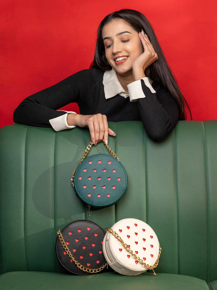 Love Pop Circle Sling Bag