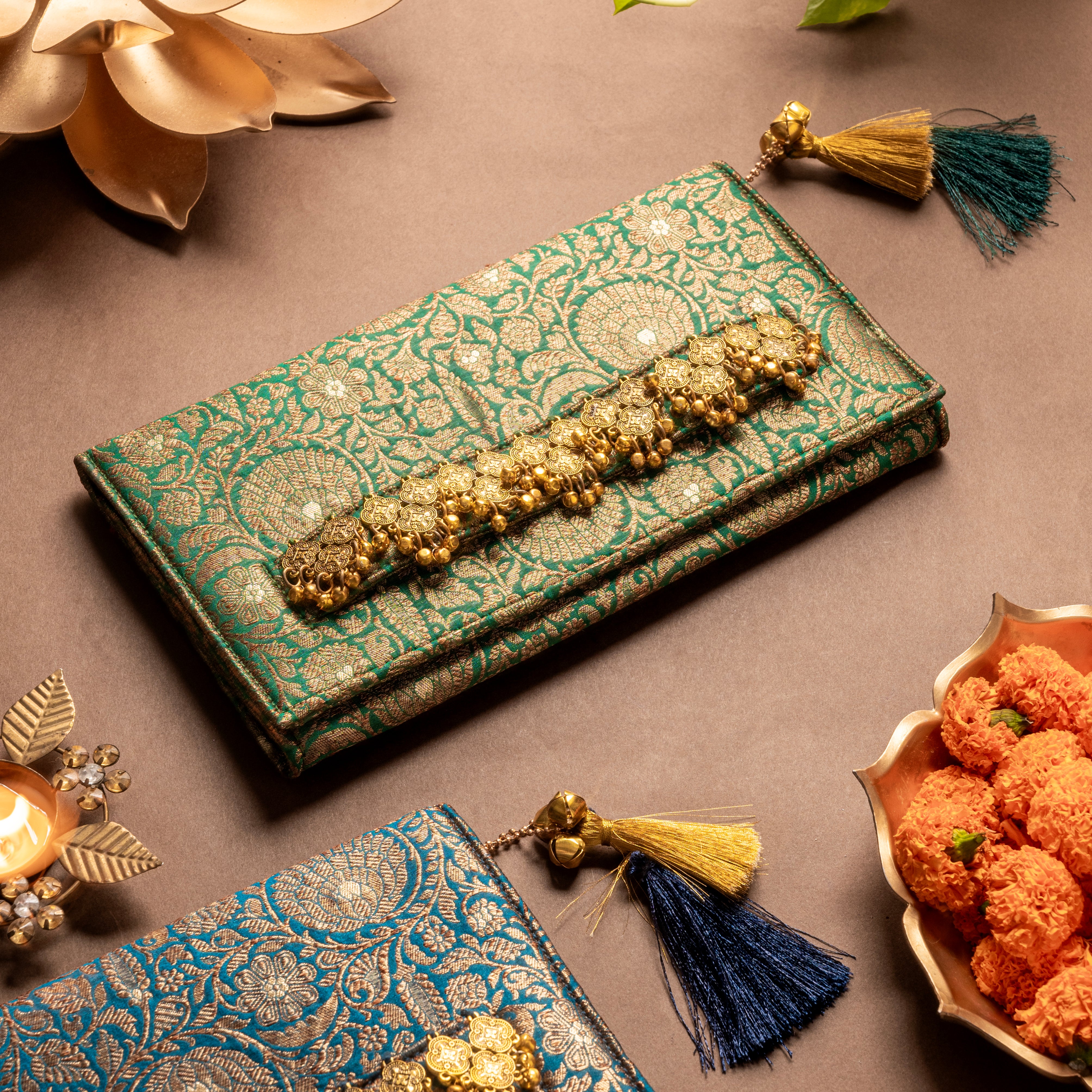 Green Rani - Festive Fold Bag - Suave Bags  #