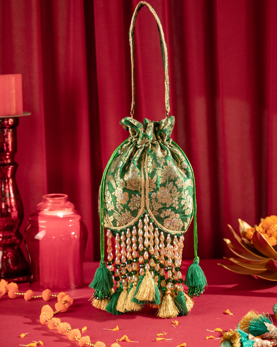 Meera Tasseled Potli - Suave Bags  