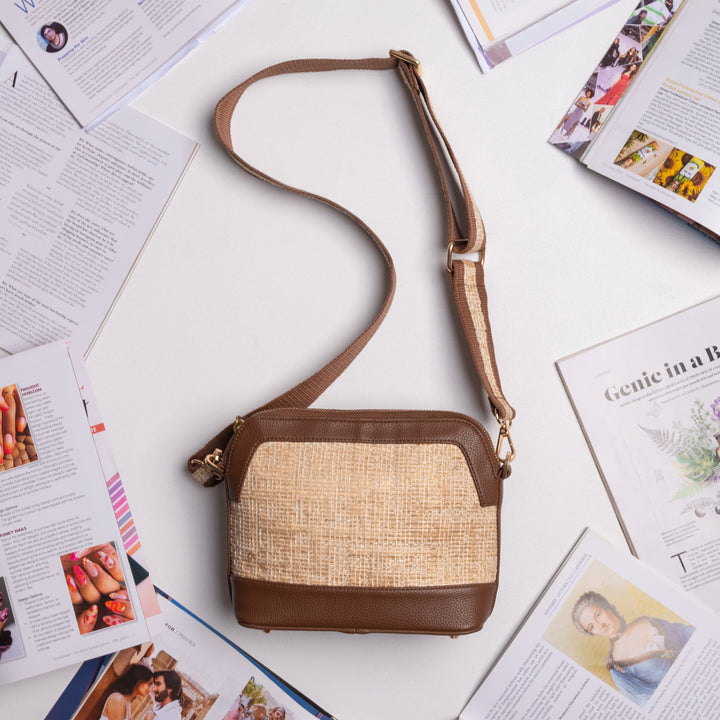 Brown Savannah Crossbody Bag - Suave Bags  