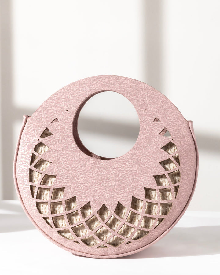 Rose pink Aurora Circle Bag - Suave Bags  
