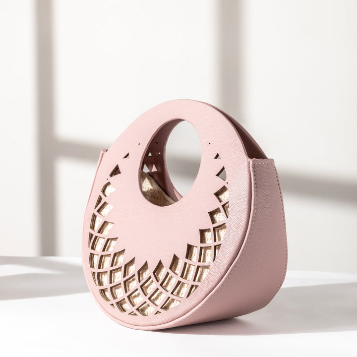 Rose pink Aurora Circle Bag - Suave Bags  