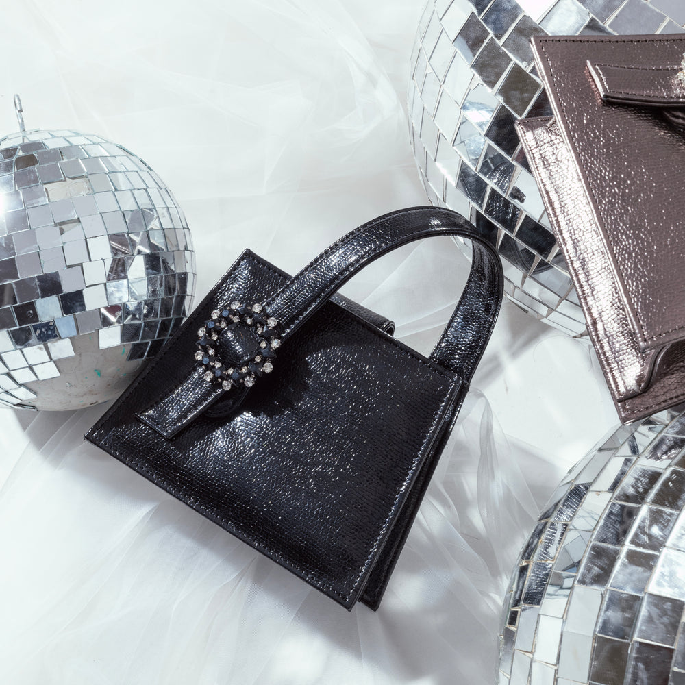Black Lumina Luxe Handbag - Suave Bags  #