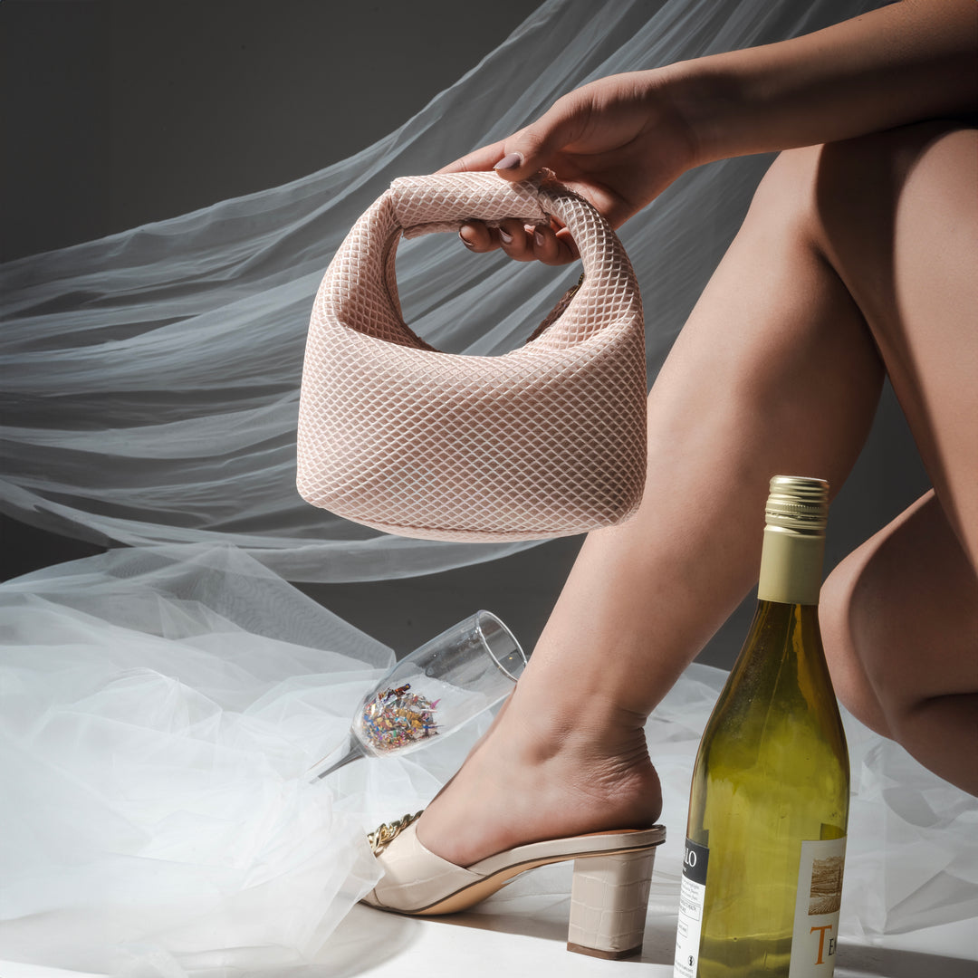 Off White Halo Iridescent handbag - Suave Bags  