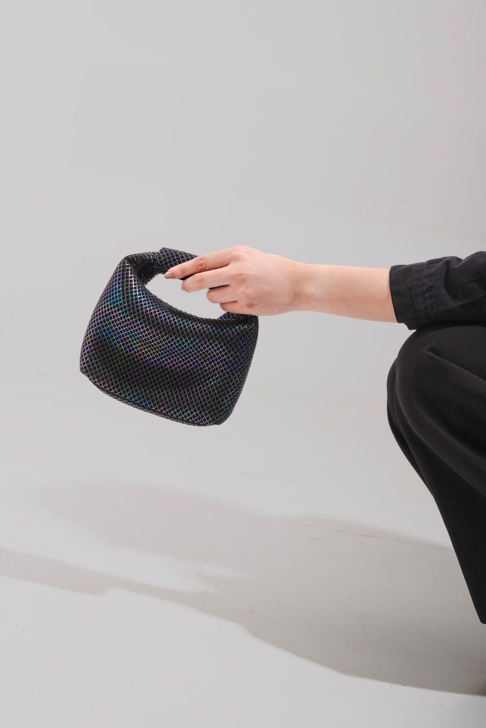 Black Halo Iridescent Handbag - Suave Bags  #