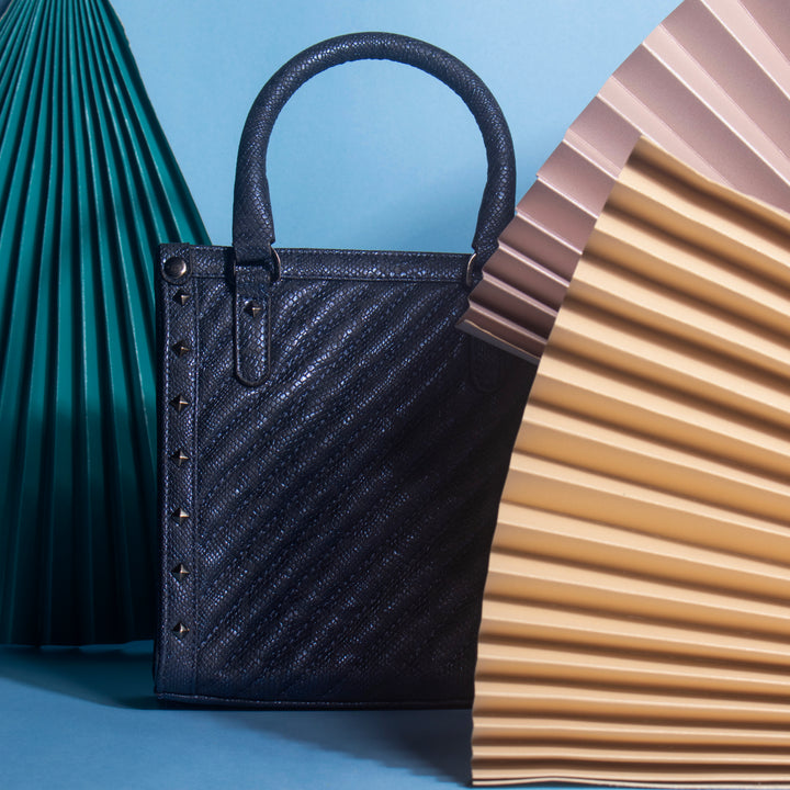 Navy Serpenti Sling - Suave Bags  
