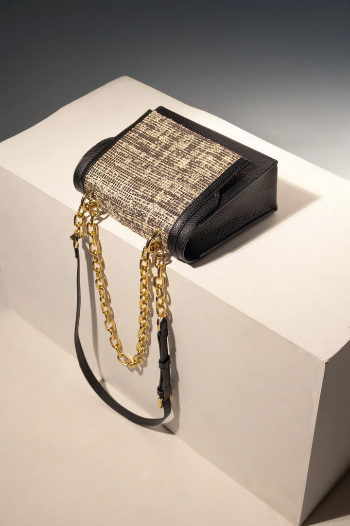 Tweed Lux Flap Bag - Suave Bags  
