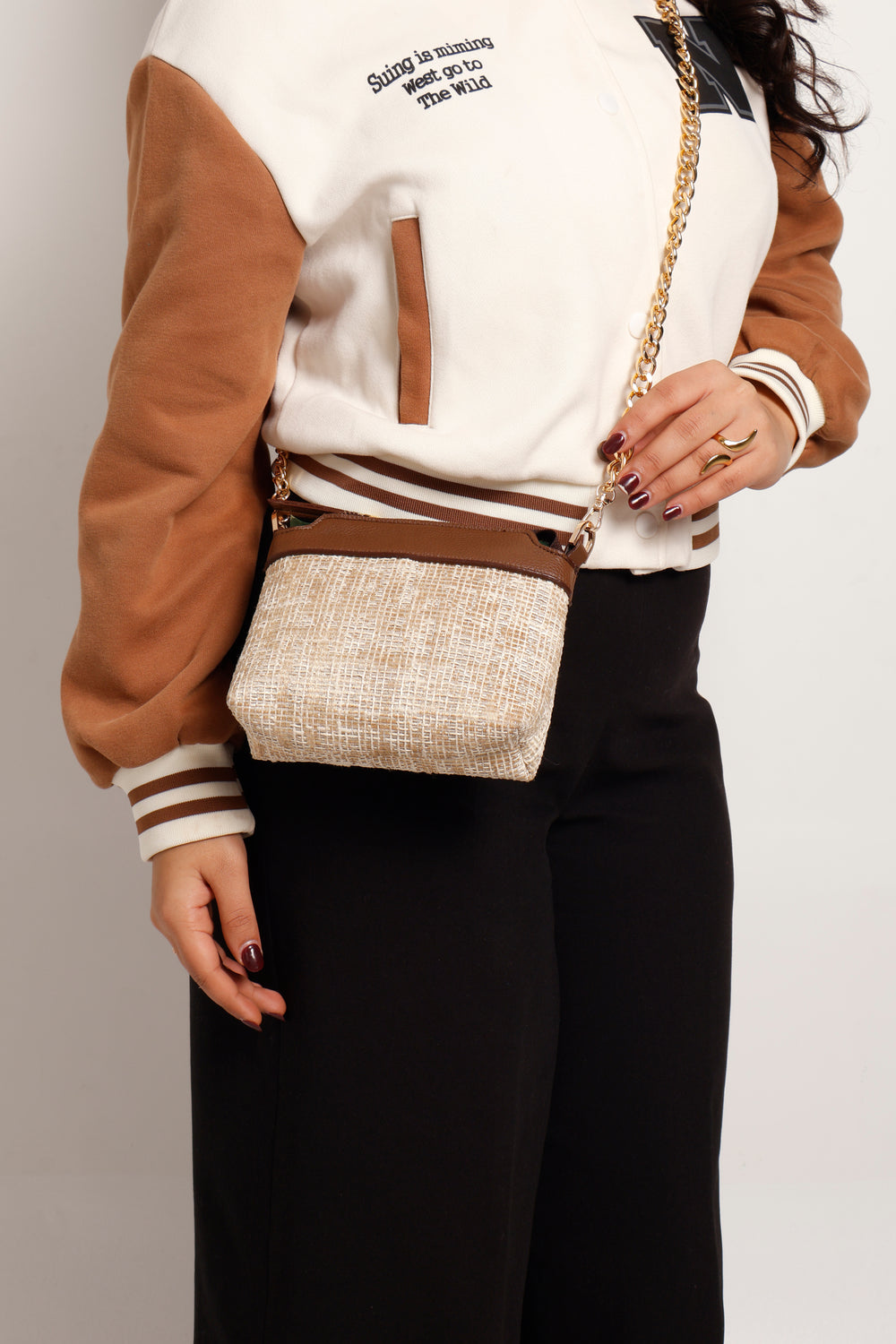 Brown Savannah Crossbody Mini - Suave Bags  #
