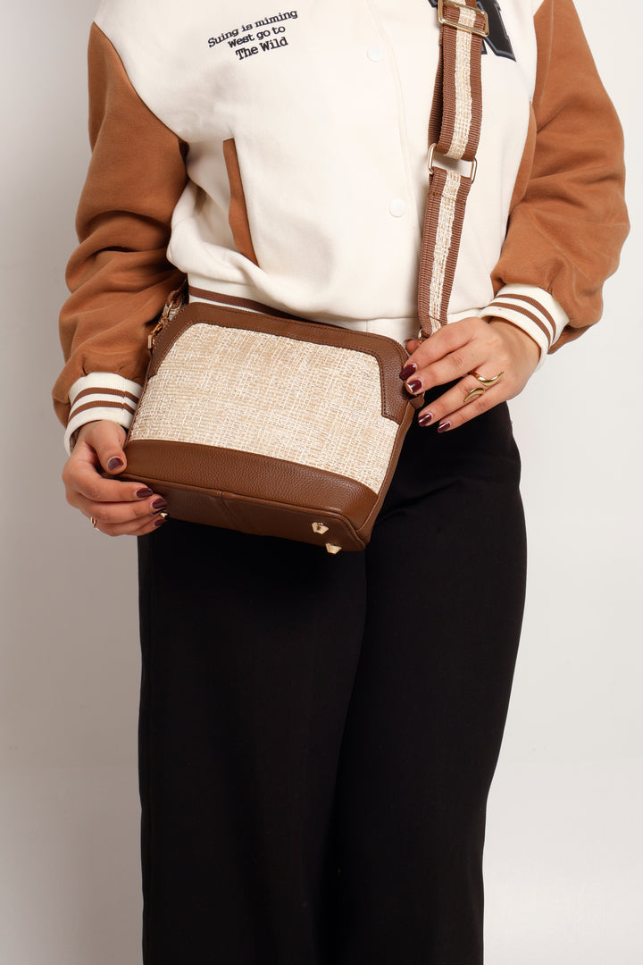 Brown Savannah Crossbody Bag - Suave Bags  