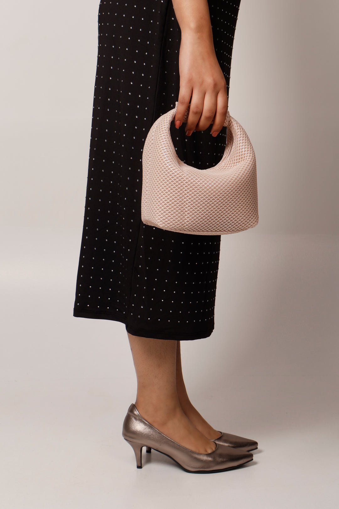 Blush Pink Halo Iridescent handbag - Suave Bags  #