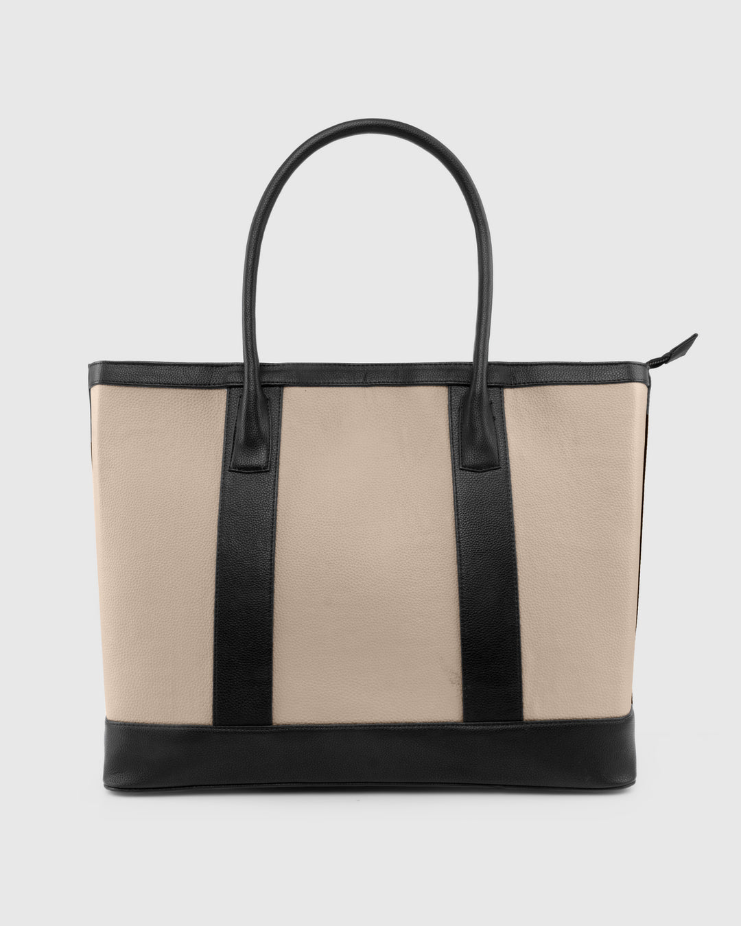 The Cambridge Classic Tote-Off white/ black combo - Suave Bags  