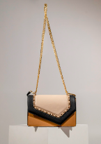 Brown Block Enigma Lux Sling - Suave Bags  