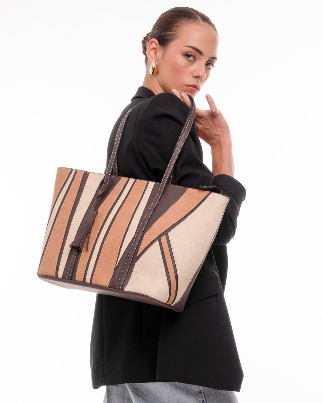Espresso Enigma Tote - Suave Bags  #