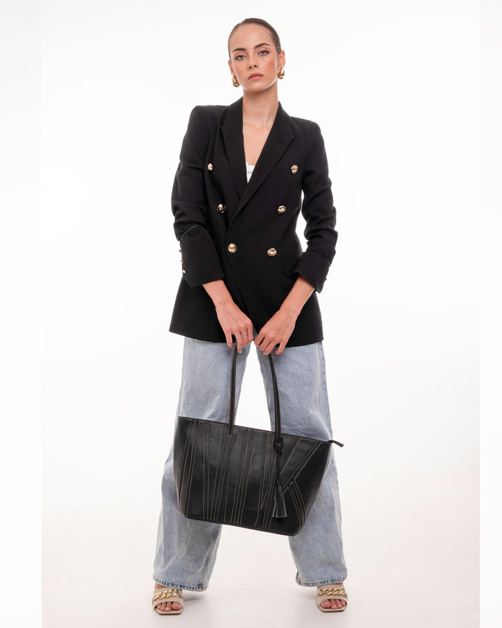 Espresso Enigma Tote - Suave Bags  