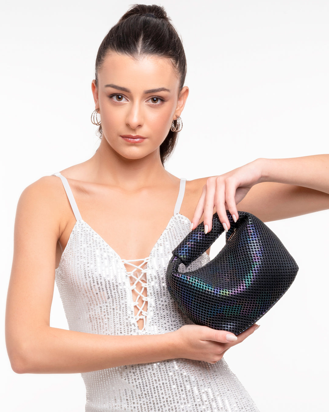 Halo Iridescent Handbag - Suave Bags  #