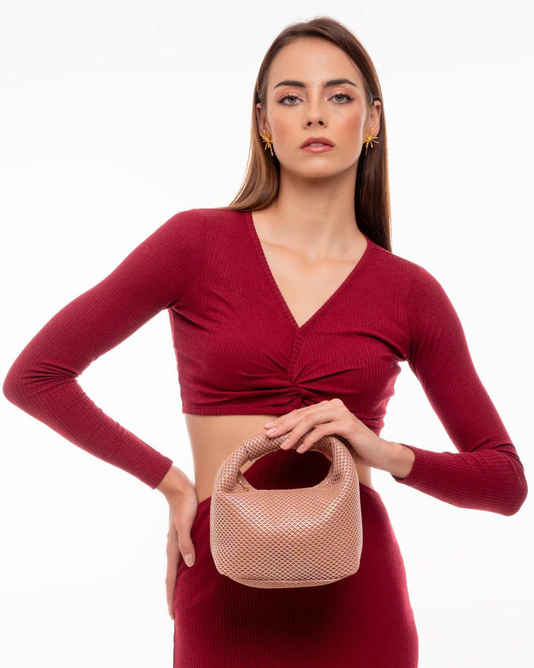 Pink Halo Iridescent Handbag - Suave Bags  #