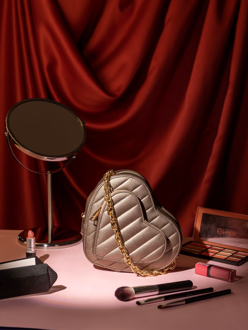 Bronze Sweetheart Duo Bag