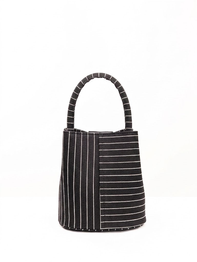 Black Soho Denim Bucket Bag