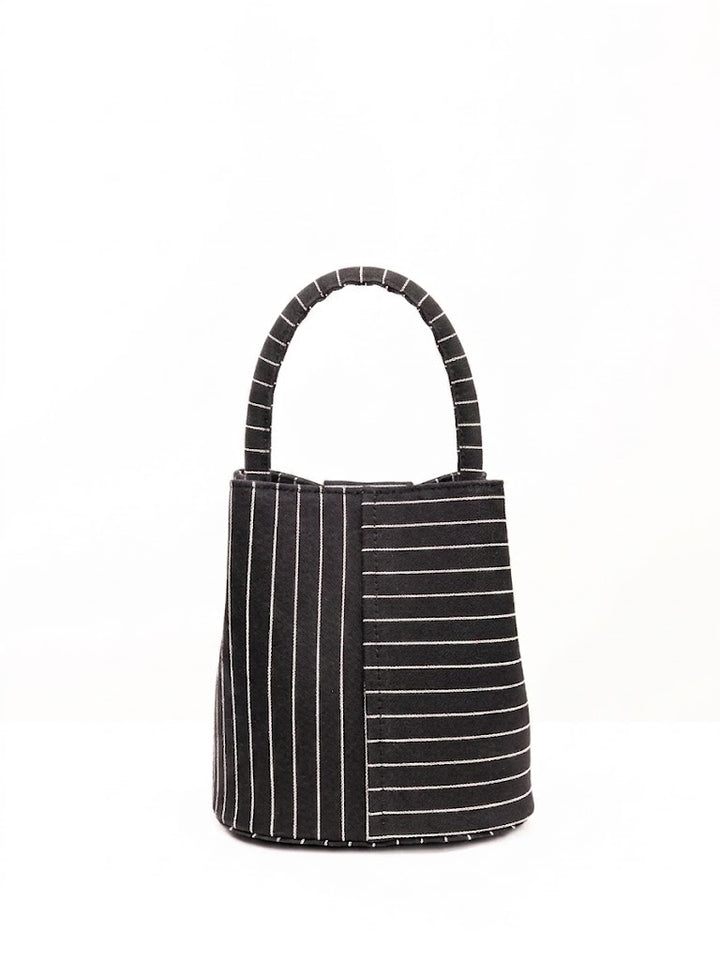 Black Soho Denim Bucket Bag